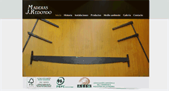 Desktop Screenshot of maderasredondo.com